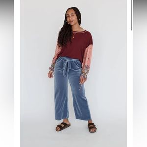 Brand new velvet pants